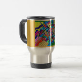 Dream Travel mug van kunstenaar Reisbeker (Voorkant links)