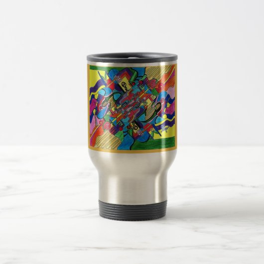 Dream Travel mug van kunstenaar Reisbeker (Center)
