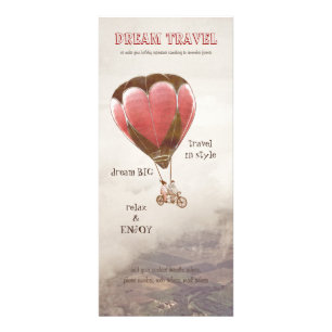 Dream Travel-rackkaart Reclamekaart