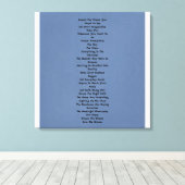 Dream Tremendous Canvas Afdruk (Insitu (Houten vloer))