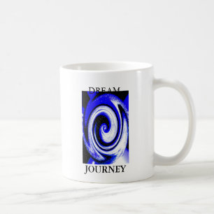 Dream trip blue art koffiemok