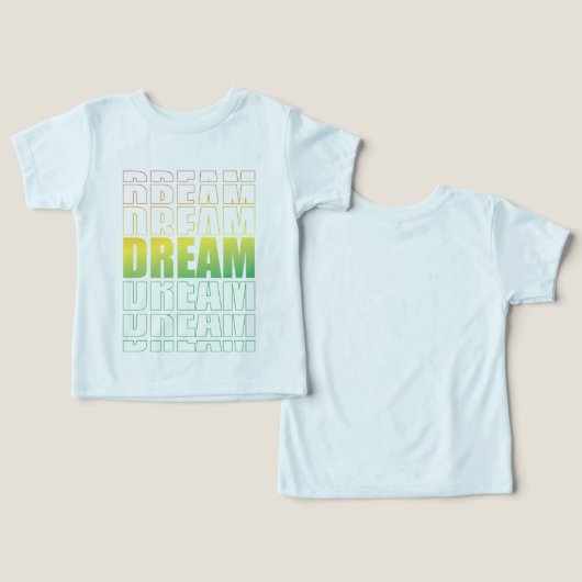 Dream Typography – Gradient Aesthetic Motivational (Ontwerp Voorkant & Achterkant)