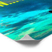 Dream uitvoeren - Motivatie draaiend Poster (Hoek)