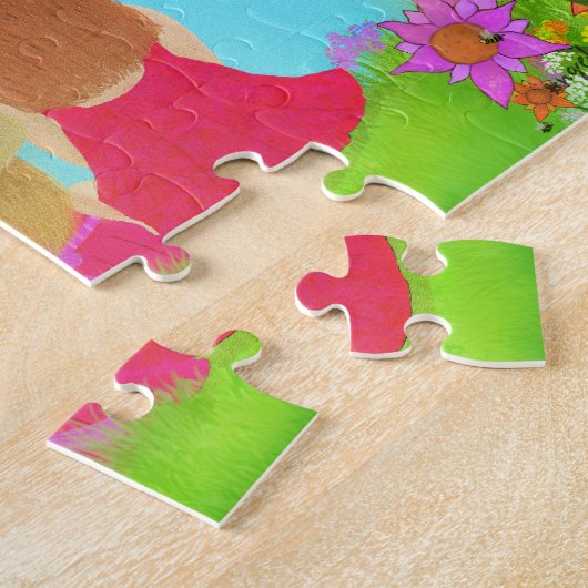 Dream Uitzicht Art Puzzel – 110 stuks Legpuzzel (Zijkant)