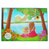 Dream Uitzicht Gift Bag Groot Cadeauzakje (Achterkant)