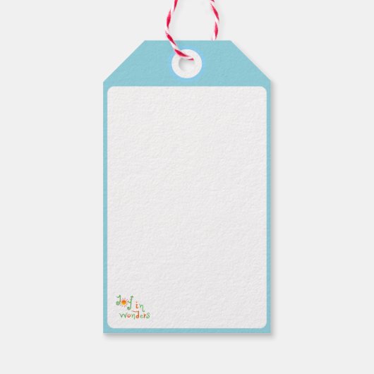 Dream Uitzicht Gift Label Cadeaulabel (Achterkant)