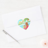 Dream Uitzicht Heart Stickers (Envelop)