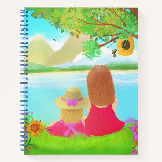 Dream Uitzicht Spiral Notitieboek (Voorkant)