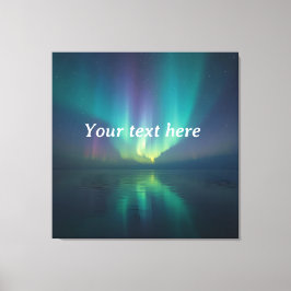 Dream Under the Stars - Gepersonaliseerde Aurora-s Canvas Afdruk