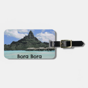 Dream Vacation Bora Bora Tahiti Atoll Formation Bagagelabel