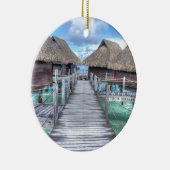 Dream Vacation Bora Overwater Bungalows Keramisch Ornament (Rechts)