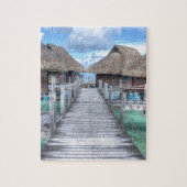 Dream Vacation Bora Overwater Bungalows Legpuzzel (Verticaal)