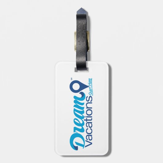 Dream Vacations Bagagelabel (Achterkant verticaal)