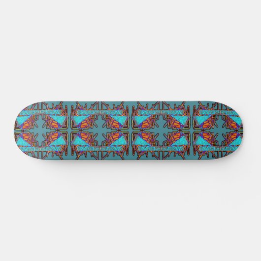Dream van Butterflies Emblem Skateboard (Horizontaal)