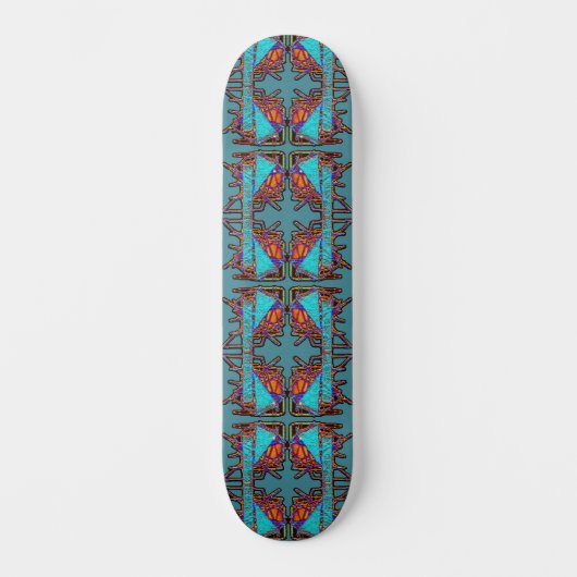 Dream van Butterflies Emblem Skateboard (Voorkant)