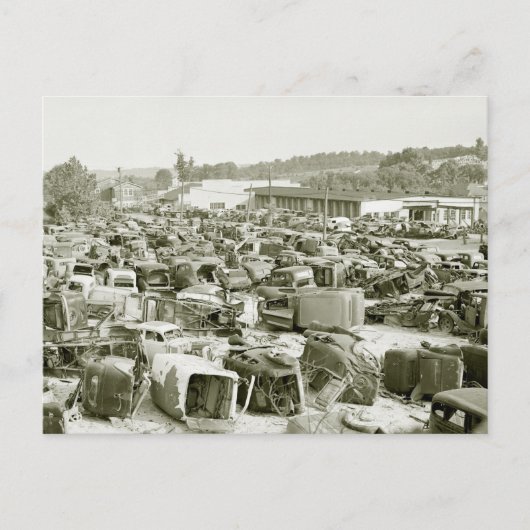 Dream van de Antiek autocoureur, 1940 Briefkaart (Voorkant)