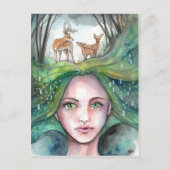 Dream van de Bossen Briefkaart (Voorkant)