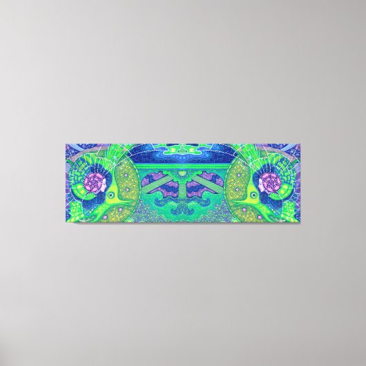 Dream van de volle maan canvas afdruk (Voorkant)