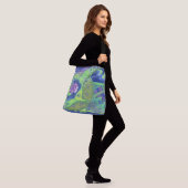 Dream van de volle maansurrealistische kunstfantas crossbody tas (Op model)