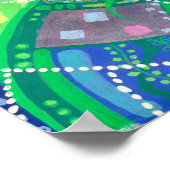 Dream van de volle maansurrealistische kunstfantas poster (Hoek)