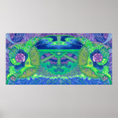 Dream van de volle maansurrealistische kunstfantas poster (Voorkant)