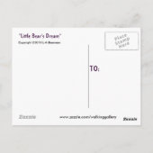 Dream van Little Beer Briefkaart (Achterkant)