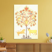 Dream van Nebuchadnezzar uit de Bijbel Canvas Afdruk (Insitu (Woonkamer))