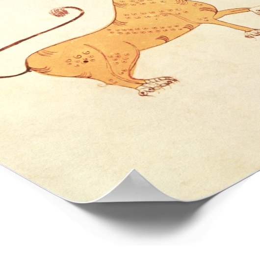 Dream van Nebuchadnezzar uit de Bijbel Poster (Hoek)