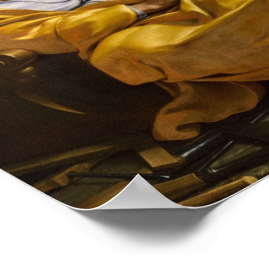 Dream van Sint-Joseph van Philippe de Champaigne Poster (Hoek)