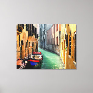 DREAM VAN VENICE Stretched Canvas Print