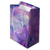 Dream Violet Collage Decoupage Wrapping Paper Medium Cadeauzakje (Achterkant Gekanteld)