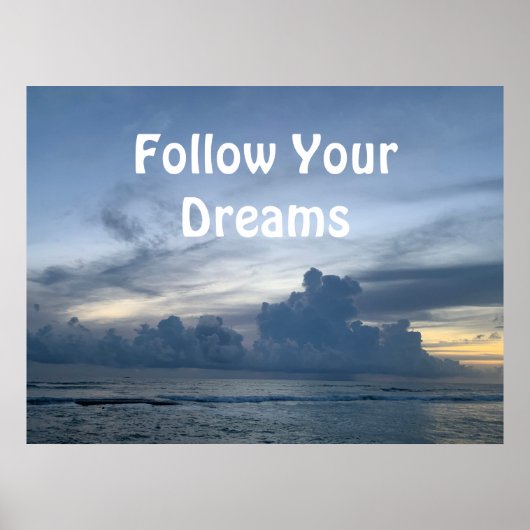 Dream vision board op maat digitaal poster (Voorkant)
