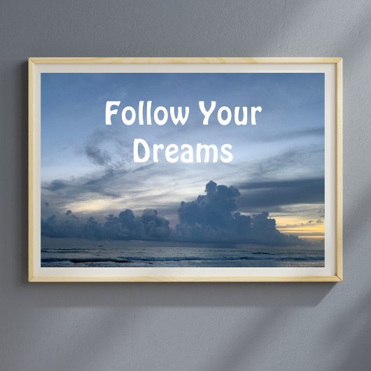 Dream vision board op maat digitaal poster