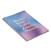 DREAM WallArt: ontdek het avontuur van Roam Explor Notitieboek (Rechterzijde)