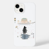 Dream Wandered-Calm Oriental Art Phone Case  (Achterkant)