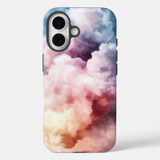 Dream Watercolor Sunset Bloom Telefoonhoesje Case-Mate iPhone Case (Achterkant)