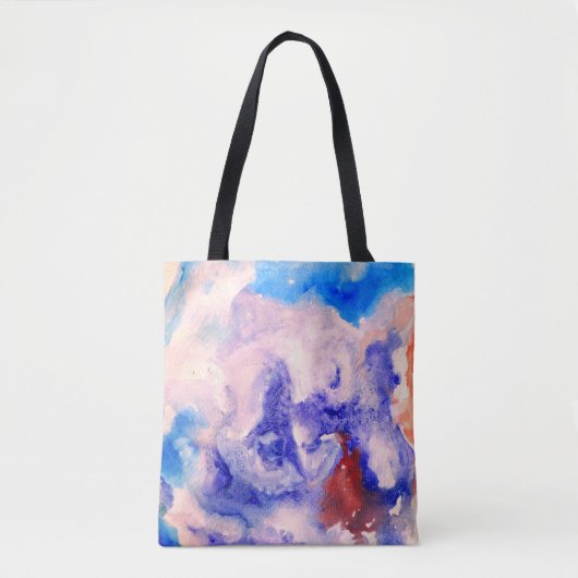 Dream Waterverf Art Tote Bag (Voorkant)