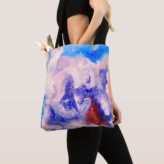 Dream Waterverf Art Tote Bag (Dichtbij)