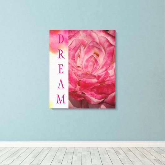 DREAM Waterverf Canvas Wrap (Insitu (Houten vloer))