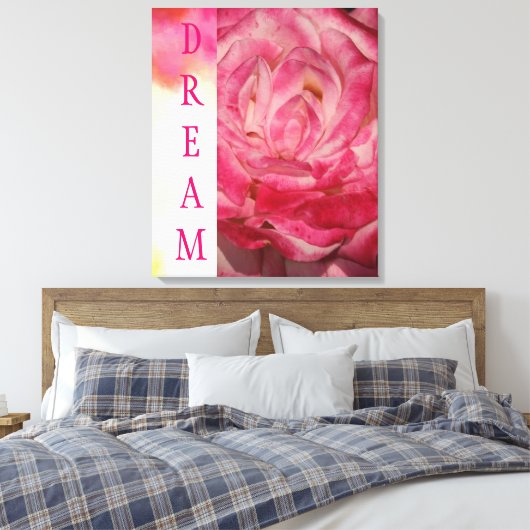 DREAM Waterverf Canvas Wrap (Insitu (Slaapkamer))