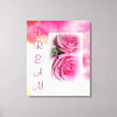 DREAM Waterverf Canvas Wrap Afdruk (Voorkant)