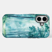 Dream Waterverf Misty Forest telefoonhoesje Case-Mate iPhone Case (Achterkant (horizontaal))