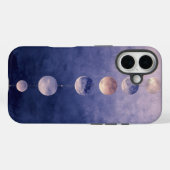 Dream Waterverf Moon Fasen Telefoonhoes Case-Mate iPhone Case (Achterkant (horizontaal))