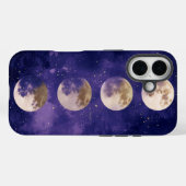 Dream Waterverf Moon Phase Telefoonhoes Case-Mate iPhone Case (Achterkant (horizontaal))