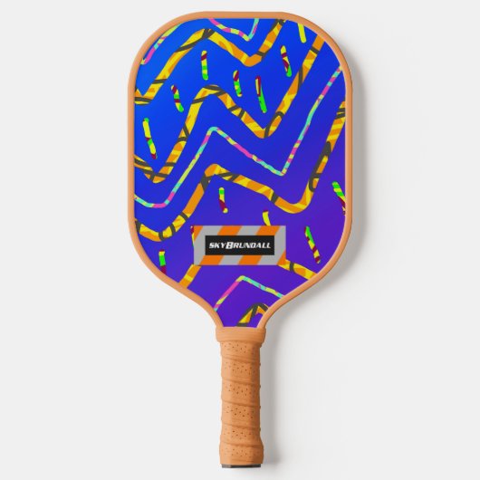 Dream Wave Festival - California Tiger Pickleball Paddle (Voorkant)