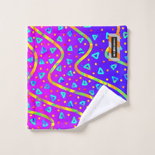 Dream Wave Festival - Cool Candy Rain Bad Handdoek (Wasdoekje)