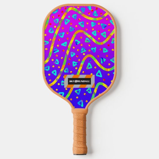 Dream Wave Festival - Cool Candy Rain Pickleball Paddle (Voorkant)