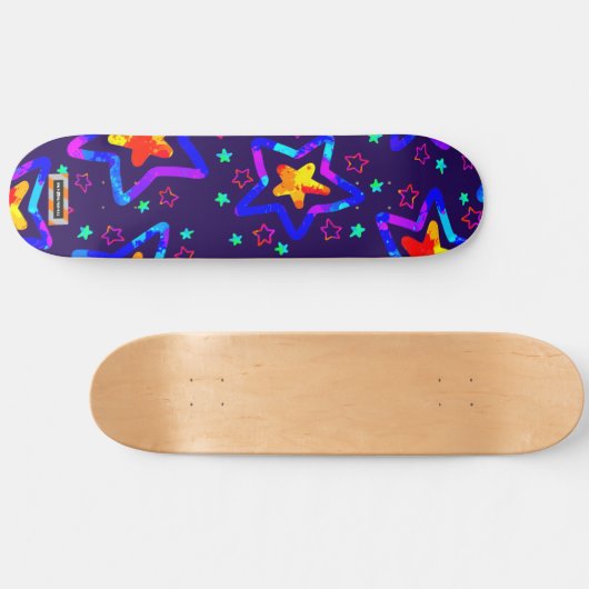 Dream Wave Festival - Starlight Delight Persoonlijk Skateboard (Horizontaal)