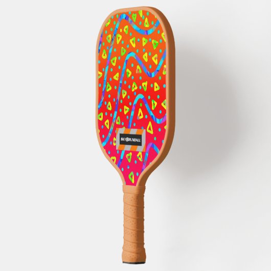 Dream Wave Festival - Warm Candy Rain Pickleball Paddle (Links)