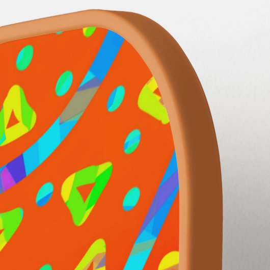 Dream Wave Festival - Warm Candy Rain Pickleball Paddle (Links Detail)